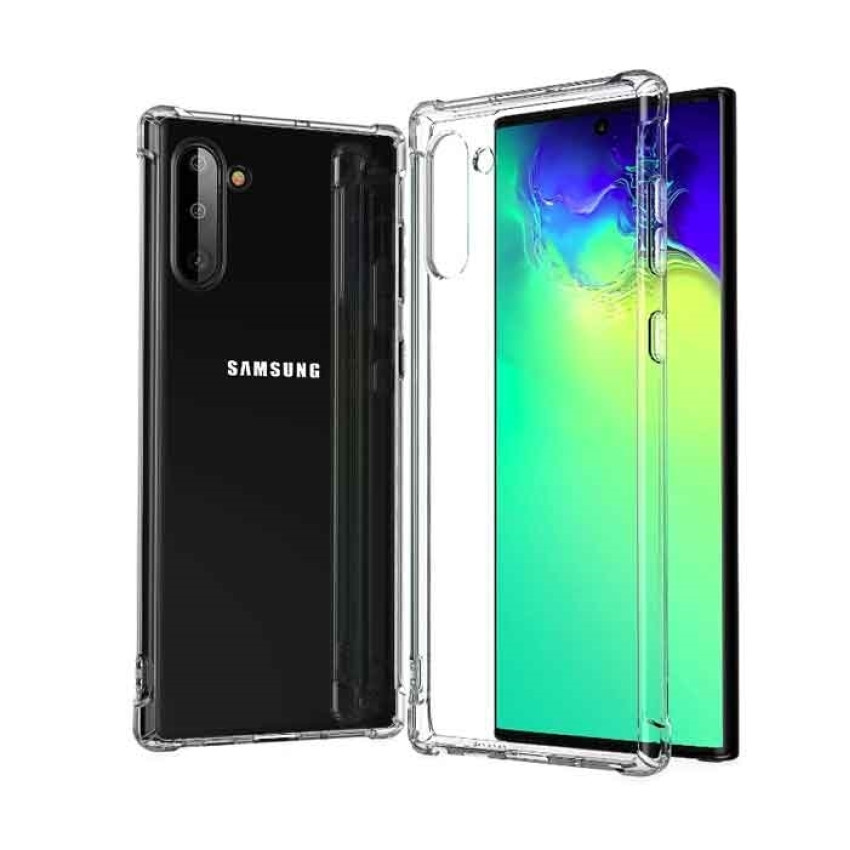 Θήκη Πλάτης Σιλικόνης Anti Shock για Samsung N970F Galaxy Note 10 - Χρώμα: Διάφανο