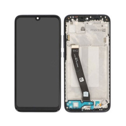 Display Unit with Frame for Xiaomi Redmi 7 (Service Pack) - Color : Black
