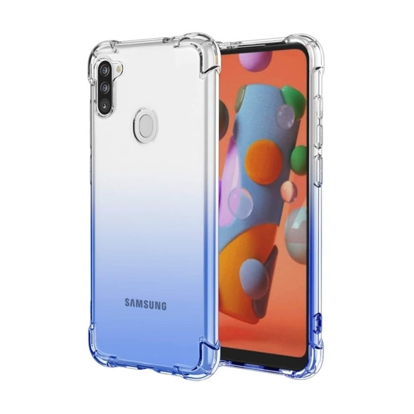 Θήκη Πλάτης Σιλικόνης Anti Shock για Samsung A115F Galaxy A11 - Χρώμα: Διάφανο