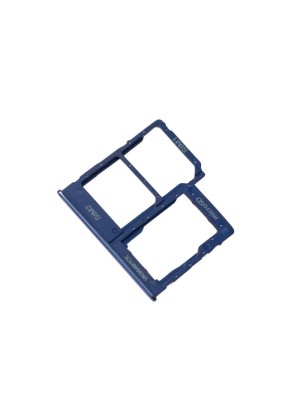 Γνήσια Υποδοχή Κάρτας Dual SIM και SD (SIM Tray Card Holder) για Samsung Galaxy A40 A405 GH98-44303C - Χρώμα: Μπλε