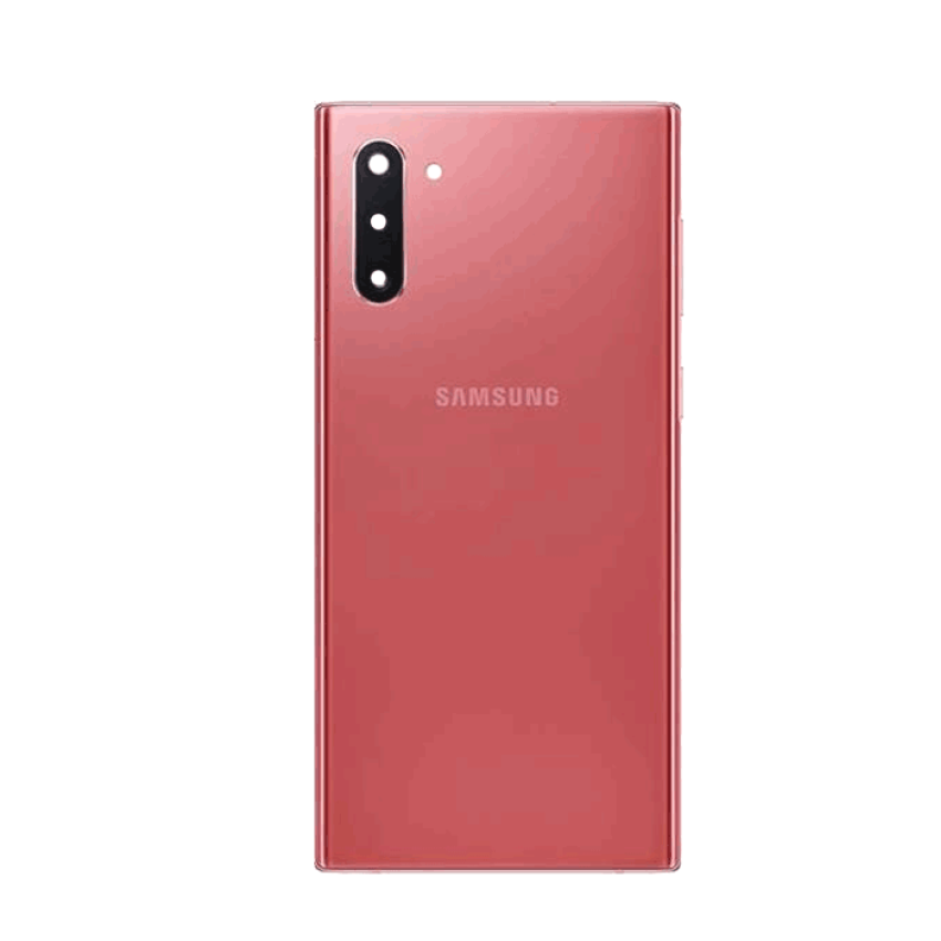 Γνήσιο Πίσω Καπάκι με Τζαμάκι Κάμερας για Samsung Galaxy Note 10 N970F GH82-20528E - Χρώμα: Aura Red