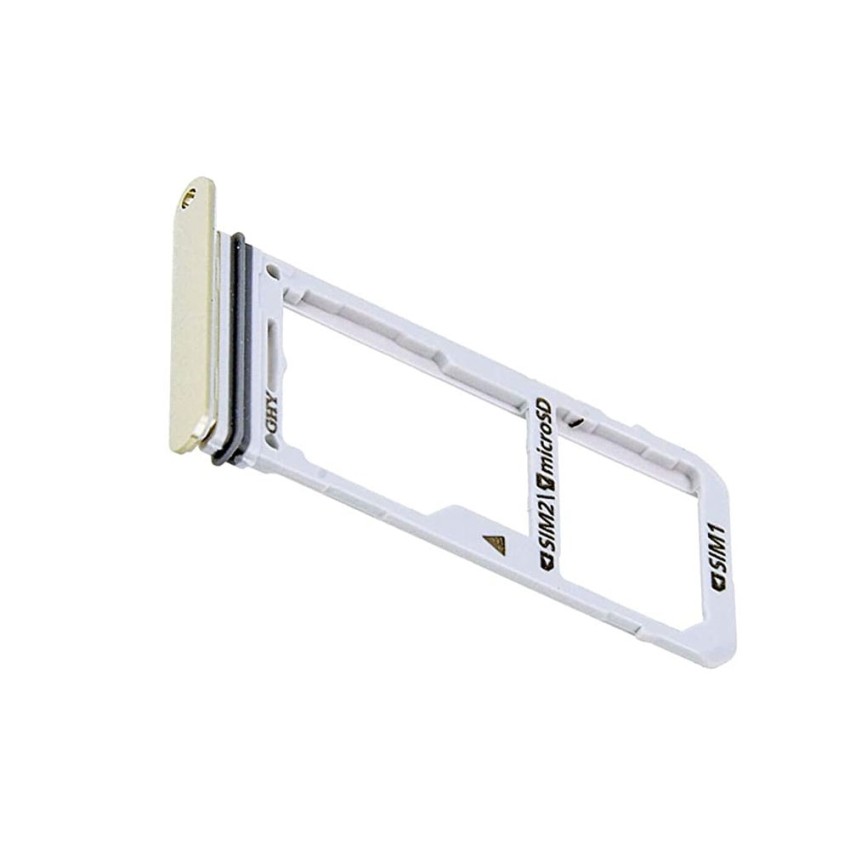 Γνήσια Υποδοχή Κάρτας Dual SIM και SD (SIM Tray Card Holder) για Samsung Galaxy Note 8 N950F GH98-41921D - Χρώμα: Χρυσό