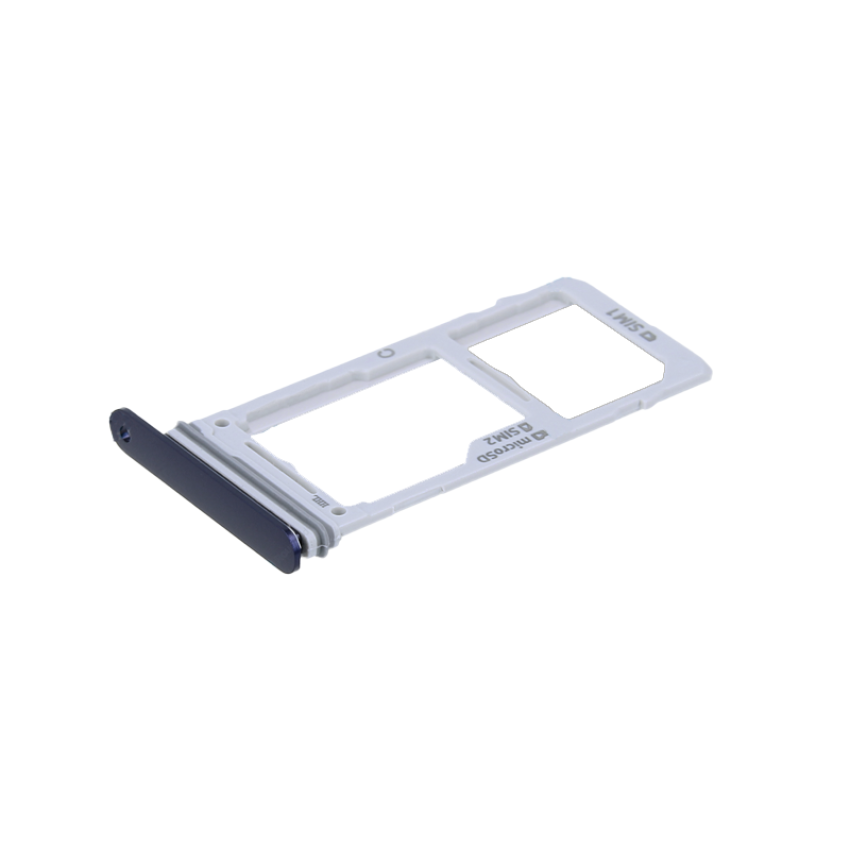 Γνήσια Υποδοχή Κάρτας Dual SIM και SD (SIM Tray Card Holder) για Samsung Galaxy Note 9 N960F GH98-42940B - Χρώμα: Μπλε