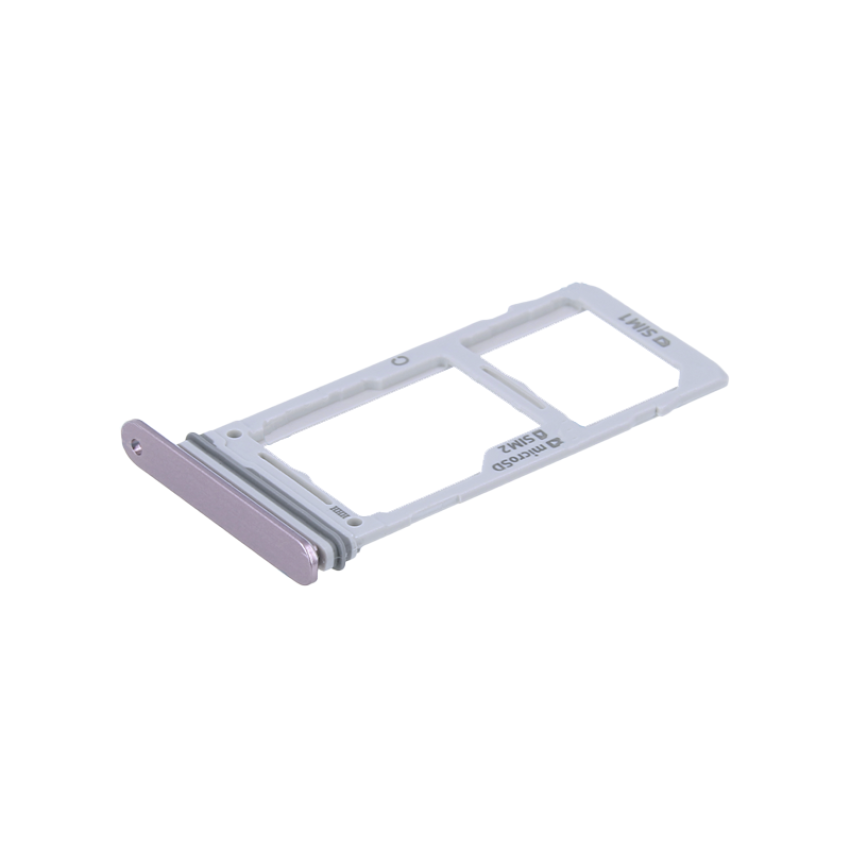 Γνήσια Υποδοχή Κάρτας Dual SIM και SD (SIM Tray Card Holder) για Samsung Galaxy Note 9 N960F GH98-42940Ε - Χρώμα: Μωβ