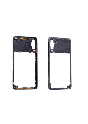 Γνήσιο Μεσαίο Πλαίσιο Middle Frame για Samsung Galaxy A7 2018 A750F GH98-43585Α - Χρώμα: Μαύρο