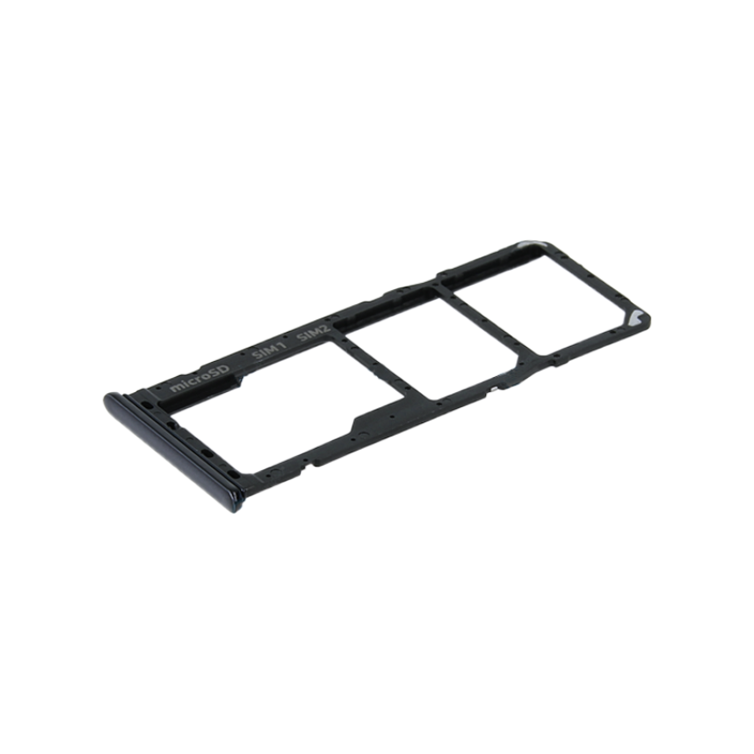 Γνήσια Υποδοχή Κάρτας  Dual SIM και SD (SIM Tray Card Holder) για Samsung Galaxy A50 A505F GH98-43922Α - Χρώμα: Μαύρο