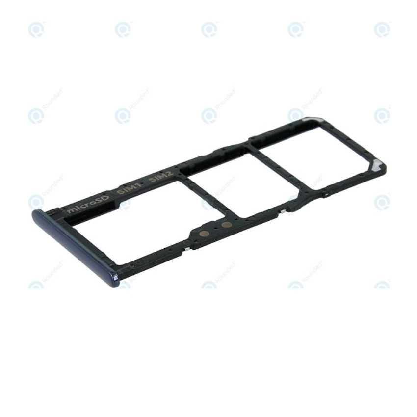 Γνήσια Υποδοχή Κάρτας Dual SIM και SD (SIM Tray Card Holder) για Samsung Galaxy A51 A515F GH98-45036B - Χρώμα: Μαυρό