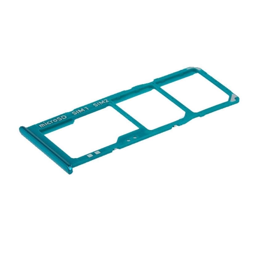 Γνήσια Υποδοχή Κάρτας Dual SIM και SD (SIM Tray Card Holder) για Samsung Galaxy A30S A307F GH98-44769B - Χρώμα: Πράσινο