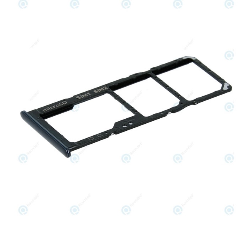 Γνήσια Υποδοχή Κάρτας Dual SIM και SD (SIM Tray Card Holder) για Samsung Galaxy A30S A307F GH98-44769A - Χρώμα: Μαυρό