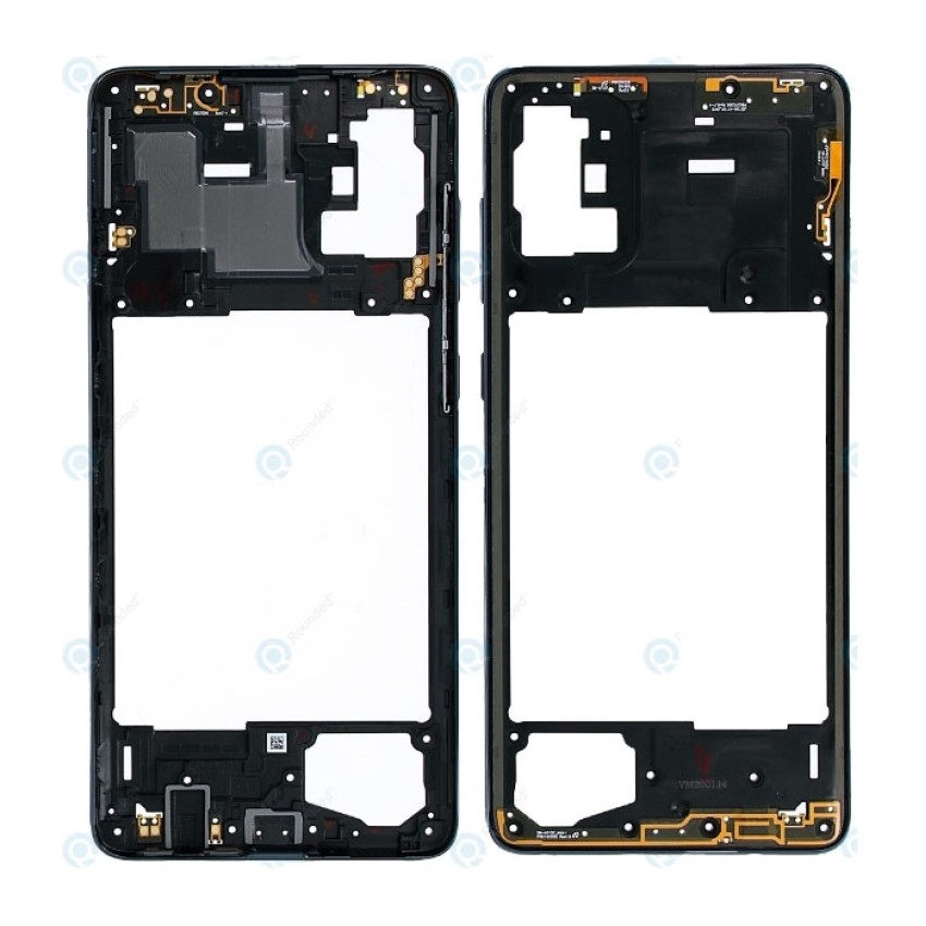 Γνήσιο Μεσαίο Πλαίσιο Middle Frame για Samsung Galaxy Α71 A715F GH98-44756Α - Χρώμα: Μαύρο