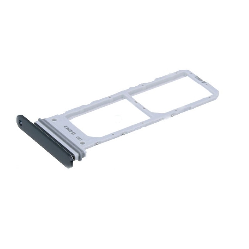 Γνήσια Υποδοχή Κάρτας Dual SIM και SD (SIM Tray Card Holder) για Samsung Galaxy Note 10 N970F  GH98-44525A - Χρώμα: Μαυρό