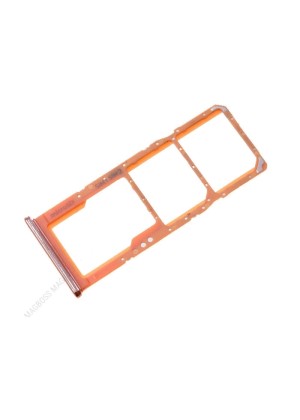 Γνήσια Υποδοχή Κάρτας  Dual SIM και SD (SIM Tray Card Holder) για Samsung Galaxy A70 A705F GH98-44196D - Χρώμα: Κοραλί