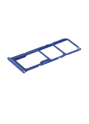 Γνήσια Υποδοχή Κάρτας  Dual SIM και SD (SIM Tray Card Holder) για Samsung Galaxy A70 A705F GH98-44196C - Χρώμα: Μπλε