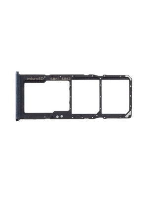 Γνήσια Υποδοχή Κάρτας  Dual SIM και SD (SIM Tray Card Holder) για Samsung Galaxy A70 A705F GH98-44196A - Χρώμα: Μαύρο