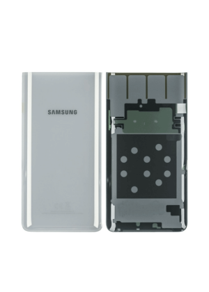 Γνήσιο Πίσω Καπάκι για Samsung Galaxy A80 A805F GH82-20055B - Χρώμα: Ασημί