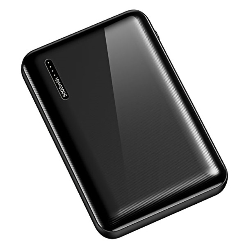 Power Bank USAMS PB39 Φορητός Φορτιστής 5000mAh - Χρώμα: Μαύρο