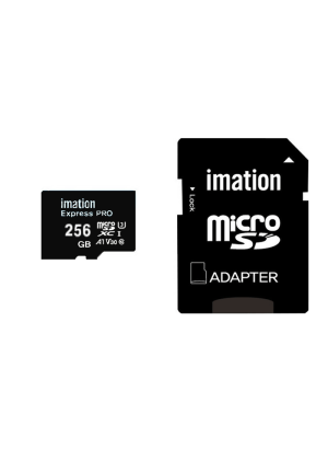 Imation Micro SD Memory Card with Adapter 256GB