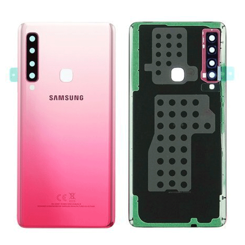 Γνήσιο Πίσω Καπάκι με Τζαμάκι Κάμερας για Samsung Galaxy A9 2018 A920 GH82-18239C - Χρώμα: Ροζ