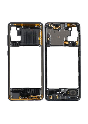 Γνήσιο Μεσαίο Πλαίσιο Middle Frame για Samsung Galaxy Α31 A315F GH98-45428A - Χρώμα: Μαύρο