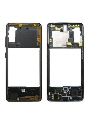 Γνήσιο Μεσαίο Πλαίσιο Middle Frame για Samsung Galaxy Α41 A415 GH98-45511A - Χρώμα: Μαύρο