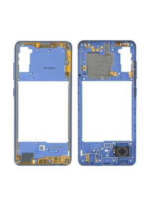 Γνήσιο Μεσαίο Πλαίσιο Middle Frame για Samsung Galaxy Α41 A415 GH98-45511D - Χρώμα: Μπλε