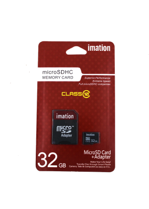 Imation Micro SD Memory Card with Adapter 32GB