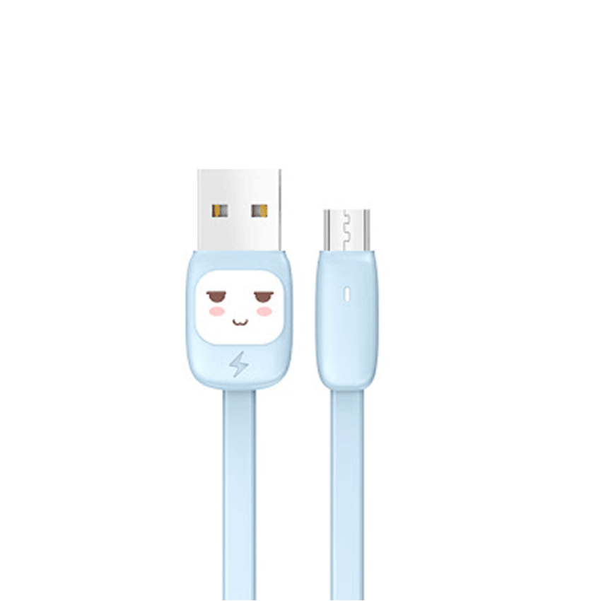 USAMS US-SJ232 U7 Καλώδιο Φόρτισης Micro USB 1M - Χρώμα: Γαλάζιο