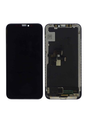 GX Soft OLED Οθόνη LCD με Μηχανισμό Αφής για iPhone X - Χρώμα: Μαύρο