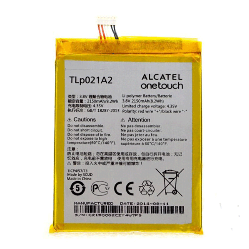 Μπαταρία TLp021A2 για Alcatel One Touch Idol 2S OT-6050 OT-6050Y TCL S830U S838M - 2150mAh