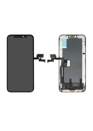 GS Soft OLED Οθόνη LCD με Μηχανισμό Αφής για iPhone Xs - Χρώμα: Μαύρο