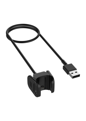 Καλώδιο Φόρτισης / Tactical USB Καλώδιο Φόρτισης 1.0m για Samsung Gear Fit 2 - Χρώμα: Μαύρο