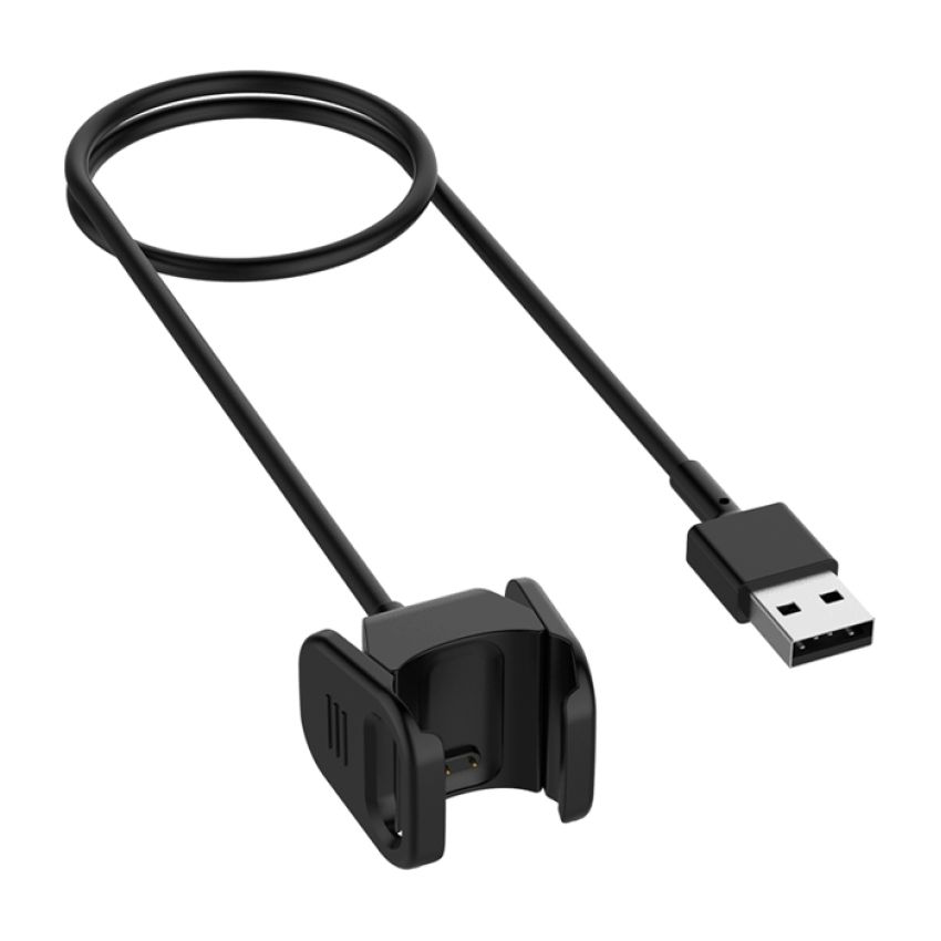 Καλώδιο Φόρτισης / Tactical USB Καλώδιο Φόρτισης 1.0m για Samsung Gear Fit 2 - Χρώμα: Μαύρο