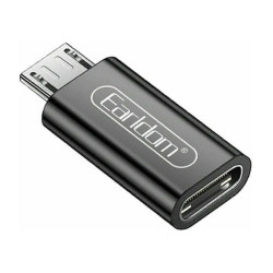 Earldom Adapter Micro USB Male - USB-C Female (ET-TC09) - Color: Black