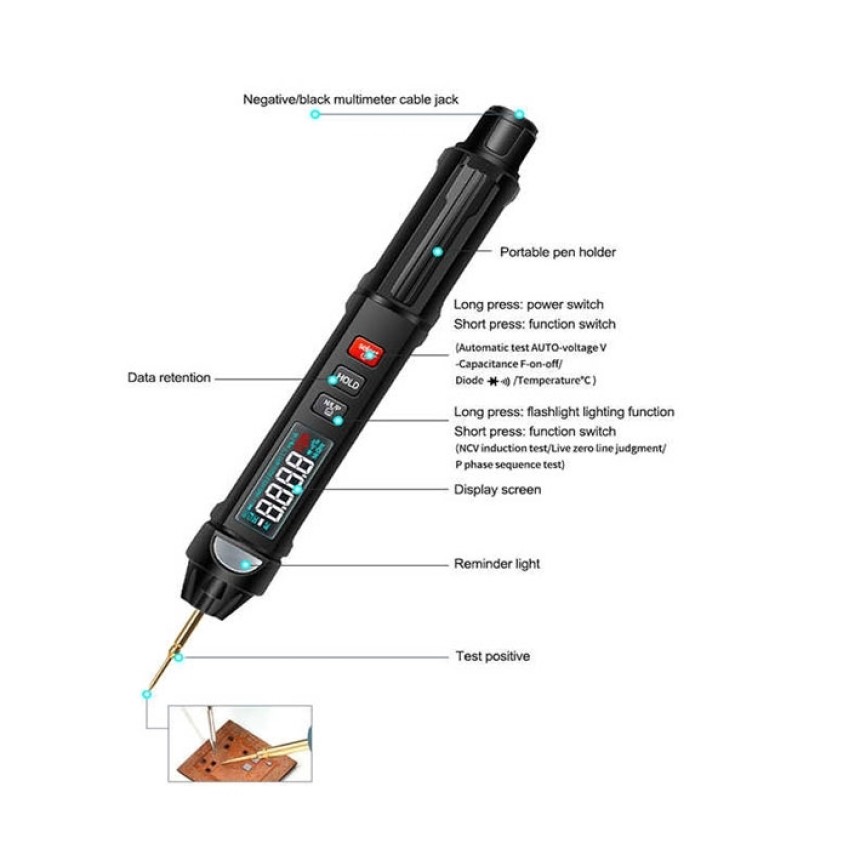 RELIFE DT-01 Έξυπνο Μίνι Πολύμετρο / RELIFE DT-01 Smart Pen Mini Multimeter