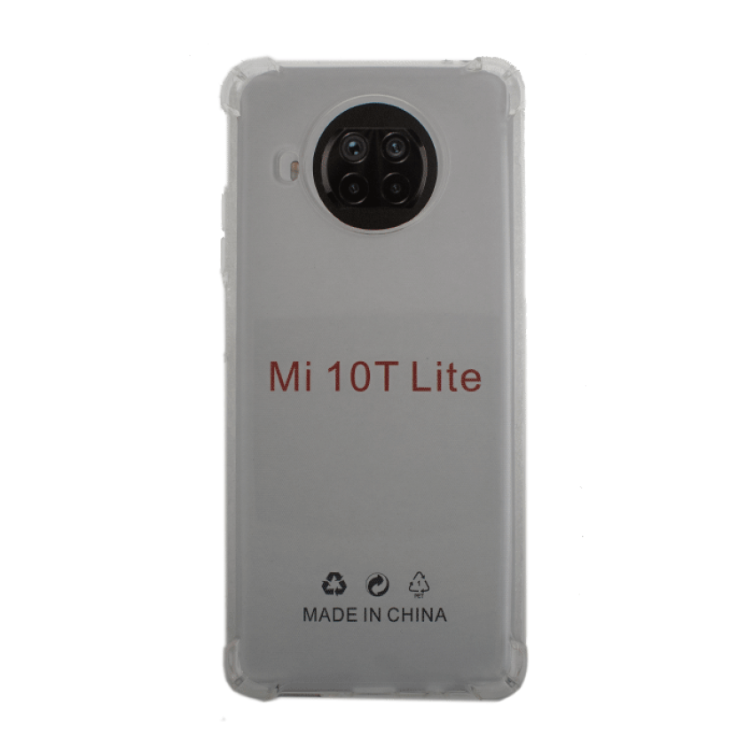 Θήκη Πλάτης Σιλικόνης Anti Shock για Xiaomi Mi 10T Lite - Χρώμα: Διάφανο