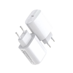 PZX P41 Φορτιστής Ταξιδιού Type-C / Traveling Charger  5A / Q.C 5.0 20W - Χρώμα: Λευκό