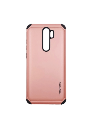 Σκληρή Θήκη Πλάτης Motomo για Xiaomi Redmi 9 - Χρώμα: Ρόζ Χρυσό