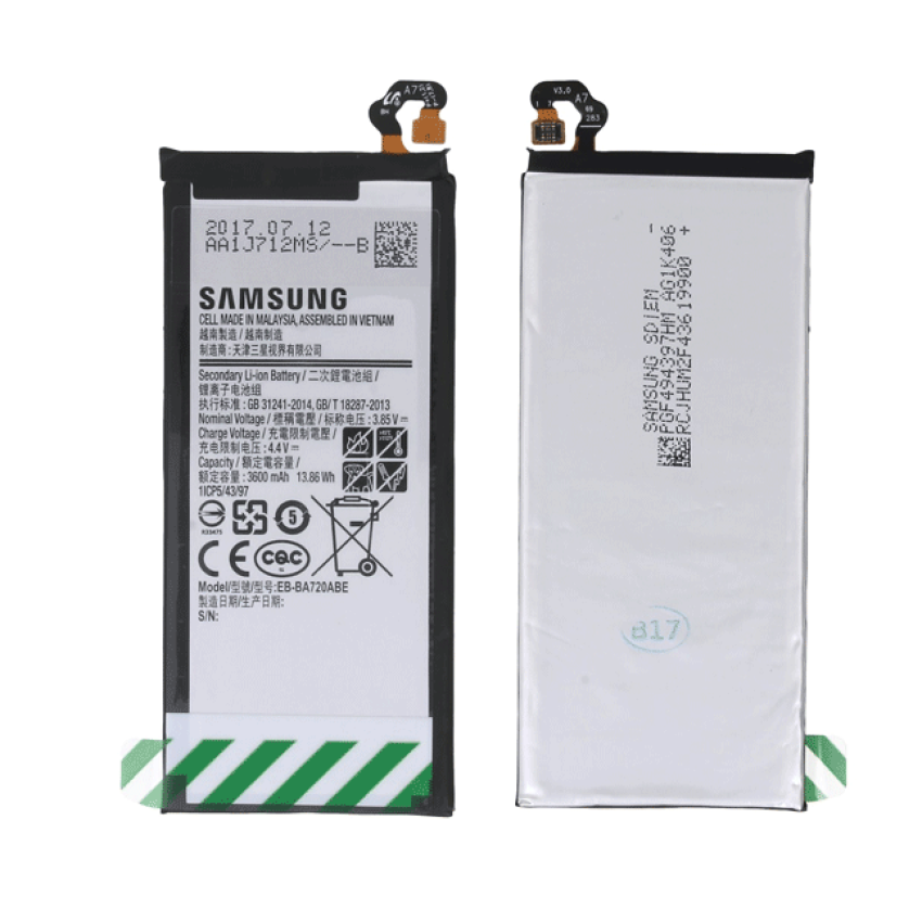 Γνήσια Μπαταρία Samsung Galaxy EB-BA720ABE J7 J730F 2017 (Service Pack) GH43-04688B