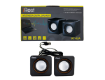iRest RT-02A MYLTIMEDIA DIGITAL SPEAKER 2.0 5W with USB and Audio Jack Cable - Χρώμα: Μαύρο