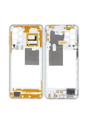 Γνήσιο Μεσαίο Πλαίσιο Middle Frame για Samsung Galaxy A32 5G A326 GH97-25939B - Χρώμα: Λευκό