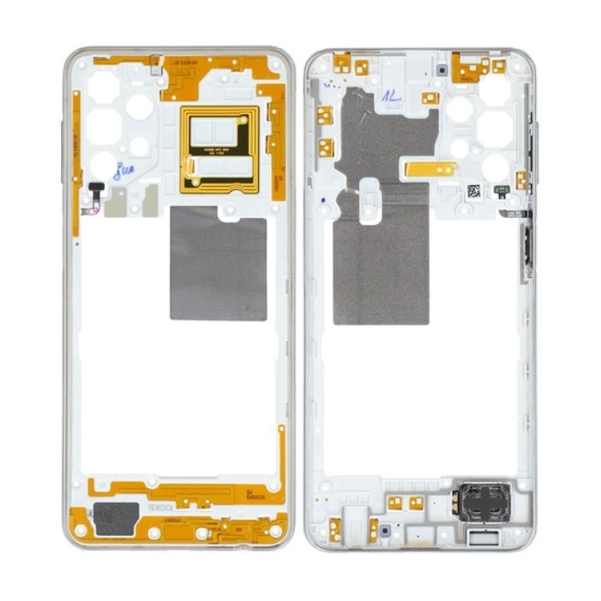 Γνήσιο Μεσαίο Πλαίσιο Middle Frame για Samsung Galaxy A32 5G A326 GH97-25939B - Χρώμα: Λευκό