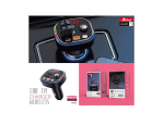 Allison A687 Bluetooth Ανοιχτής Ακρόασης FM Transmitter και Φορτιστής Αυτοκινήτου  / Bluetooth MP3 & Car Charger