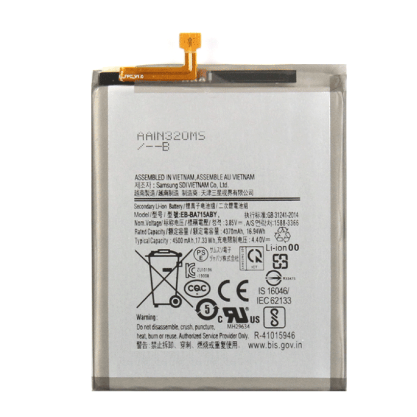 Μπαταρία Συμβατή για Samsung EB-BA715ABY για A715f Galaxy A71 - 4500 mAh