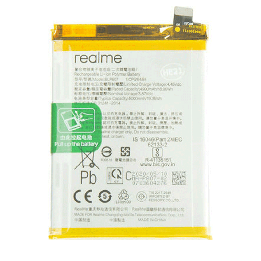 Μπαταρία Realme για Realme 7 (RMX2155) Battery BLP807 5000mAh Bulk