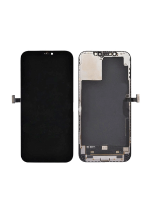 Γνήσια Οθόνη LCD με Μηχανισμό Αφής για iPhone 12 PRO MAX - Χρώμα: Μαύρο