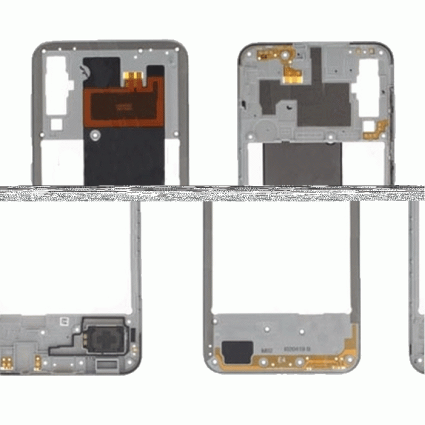 Γνήσιο Μεσαίο Πλαίσιο Middle Frame για Samsung Galaxy Α50 A505F GH97-23209Β - Χρώμα: Λευκό