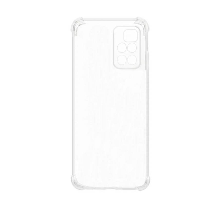 Θήκη Πλάτης Σιλικόνης Anti Shock για Xiaomi Redmi 10 - Χρώμα: Διάφανο