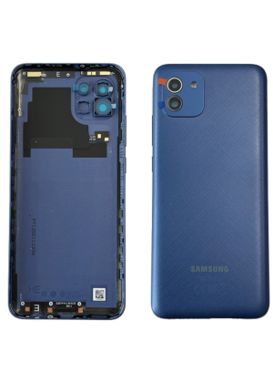 Γνήσιο Πίσω Καπάκι για Samsung Galaxy A03 A035G(Service Pack) GH81-21663A - Χρώμα: Μπλε