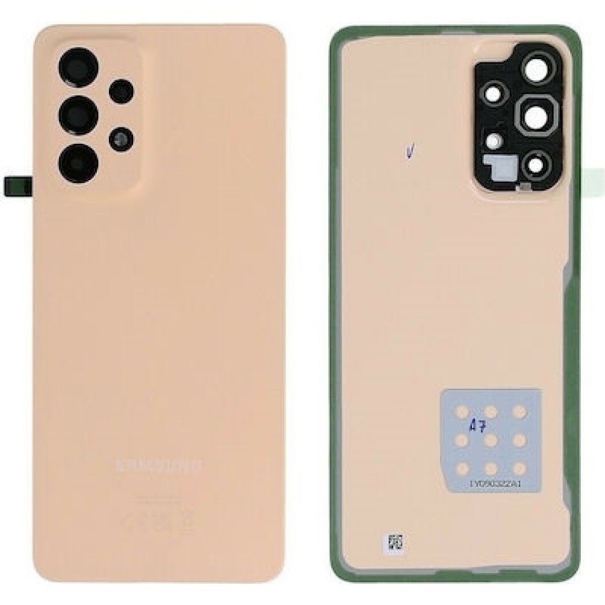 Γνήσιο Πίσω Καπάκι για Samsung Galaxy A33 A336B (Service Pack) GH82-28042D - Χρώμα: Peach