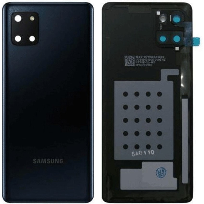 Γνήσιο Πίσω Καπάκι για Samsung Galaxy Note 10 Lite N770F (Service Pack) GH82-21972A - Χρώμα: Μαύρο